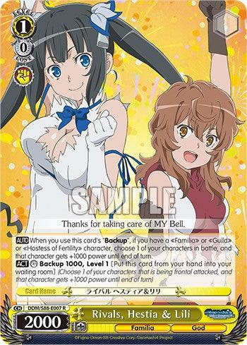 Rivals, Hestia & Lili (DDM/S88-E007 R) [Is it Wrong to Try to Pick Up Girls in a Dungeon?] - POKÉ JEUX