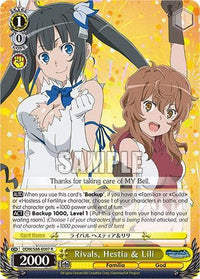 Rivals, Hestia & Lili (DDM/S88-E007 R) [Is it Wrong to Try to Pick Up Girls in a Dungeon?] - POKÉ JEUX