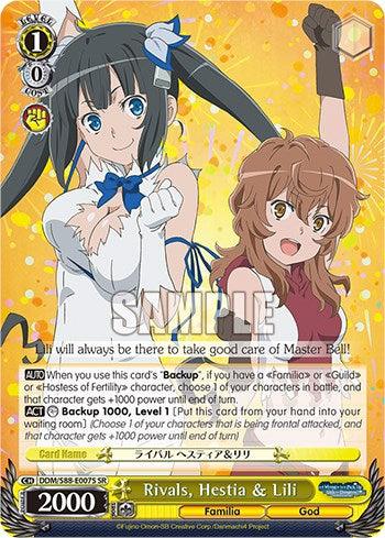 Rivals, Hestia & Lili (DDM/S88-E007R SR) [Is it Wrong to Try to Pick Up Girls in a Dungeon?] - POKÉ JEUX