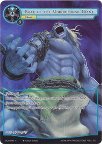 Roar of the Underground Giant (Full Art) (GOG-041) [Game of Gods] - POKÉ JEUX