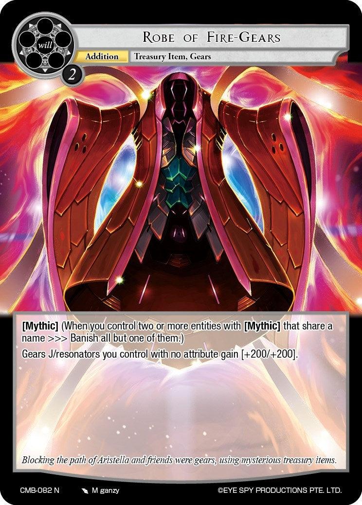 Robe of Fire-Gears (CMB-082 N) [Crimson Moon's Battleground] - POKÉ JEUX