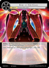 Robe of Fire-Gears (CMB-082 N) [Crimson Moon's Battleground] - POKÉ JEUX