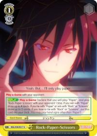 Rock-Paper-Scissors (NGL/S58-E017 U) [No Game No Life] - POKÉ JEUX