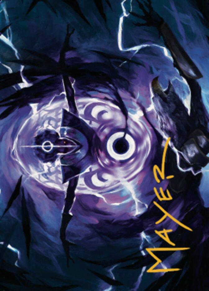 Rona's Vortex Art Card (Gold-Stamped Signature) [Dominaria United Art Series] - POKÉ JEUX