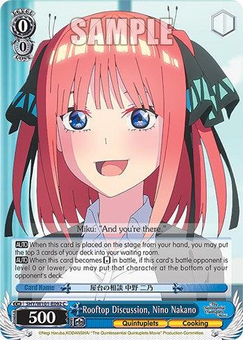 Rooftop Discussion, Nino Nakano (5HY/W101-E092 C) [The Quintessential Quintuplets Movie] - POKÉ JEUX
