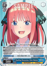 Rooftop Discussion, Nino Nakano (5HY/W101-E092 C) [The Quintessential Quintuplets Movie] - POKÉ JEUX