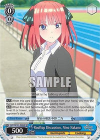 Rooftop Discussion, Nino Nakano (5HY/W101-E092S SR) [The Quintessential Quintuplets Movie] - POKÉ JEUX