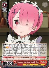 Roswaal Mansion Maid, Ram (RZ/S46-E032 RR) [Re:ZERO] - POKÉ JEUX