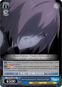 Rousing Resolution, Mash Kyrielight (FGO/S87-E083 R) [Fate/Grand Order THE MOVIE Divine Realm of the Round Table: Camelot] - POKÉ JEUX