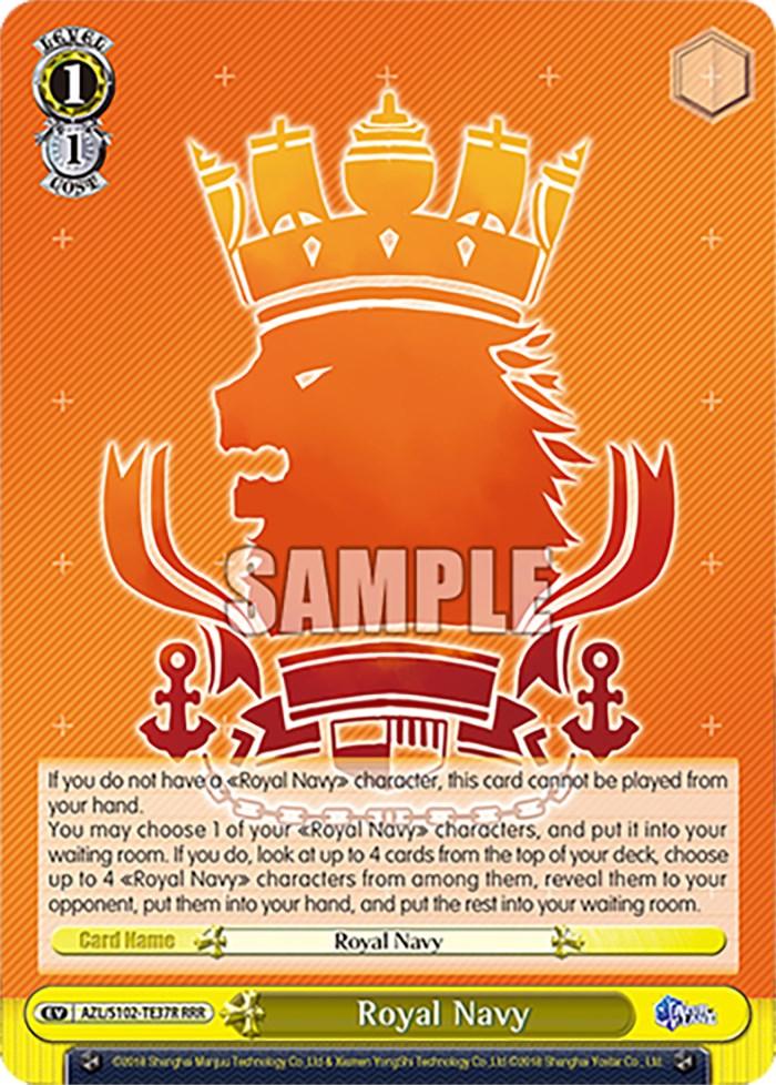 Royal Navy (AZL/S102-TE37R RRR) [Azur Lane] - POKÉ JEUX