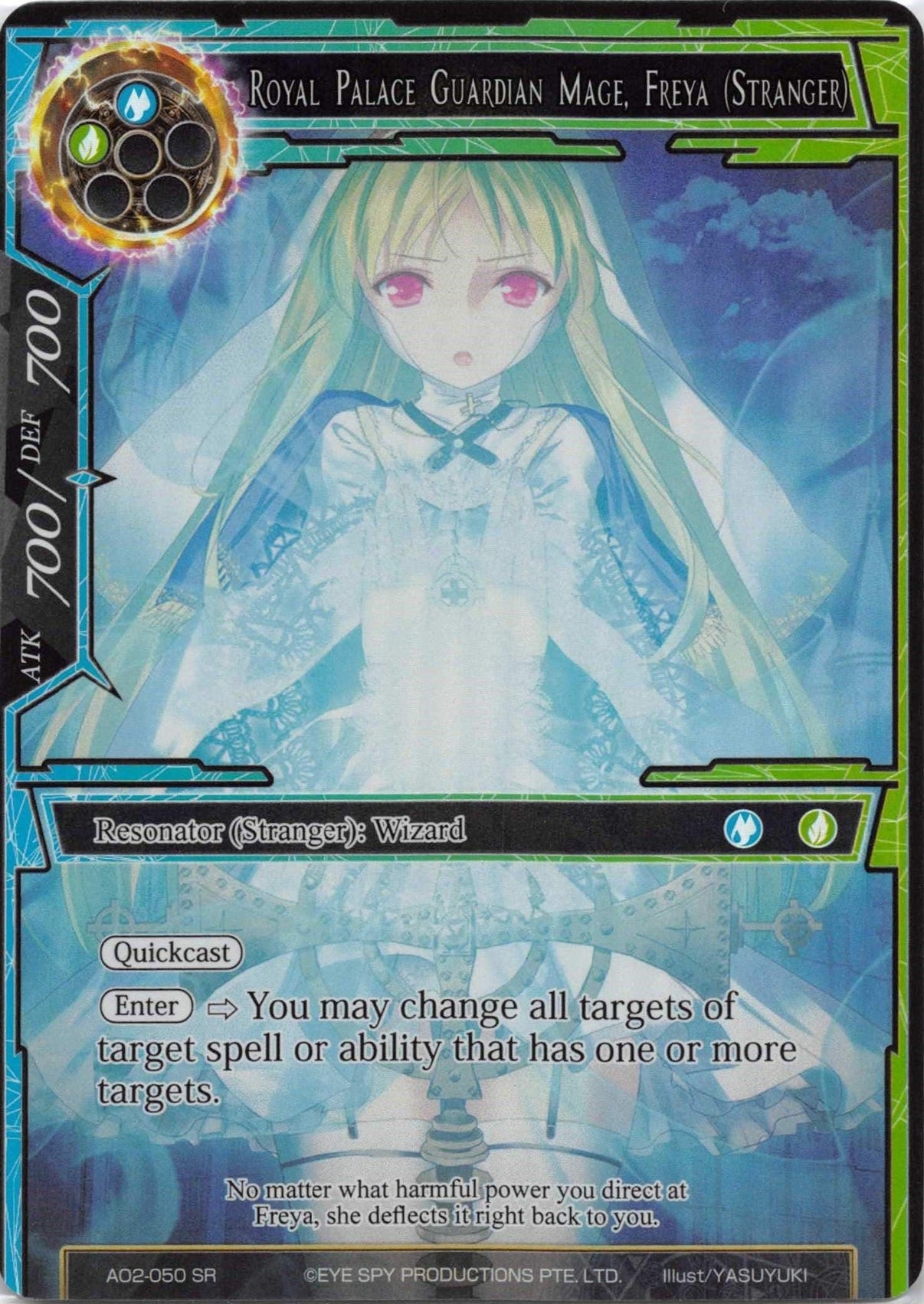 Royal Palace Guardian Mage, Freya (Stranger) (Full Art) (AO2-050) [Alice Origin II] - POKÉ JEUX