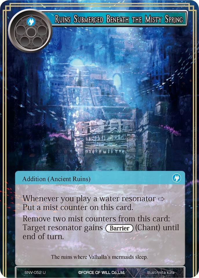 Ruins Submerged Beneath the Misty Spring (SNV-052) [The Strangers of New Valhalla] - POKÉ JEUX
