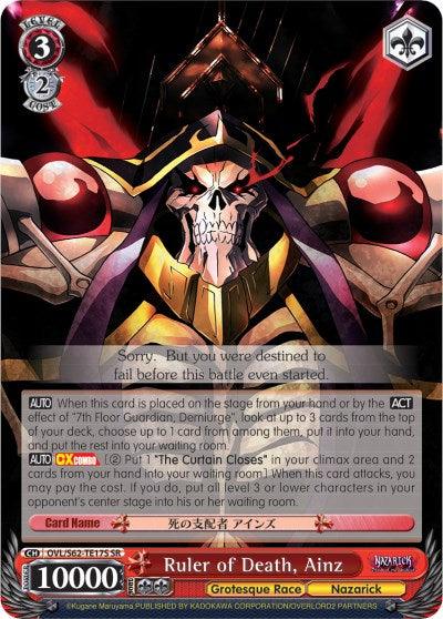 Ruler of Death, Ainz (OVL/S62-TE17S SR) [Nazarick: Tomb of the Undead] - POKÉ JEUX