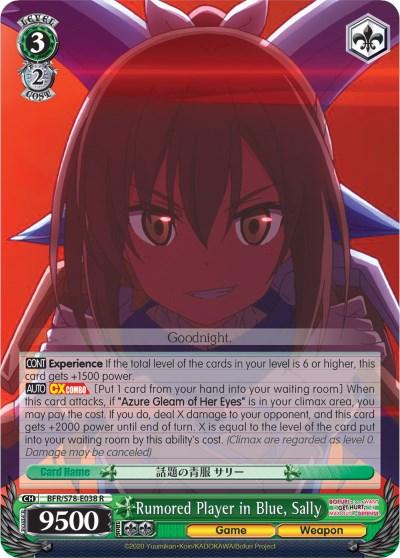 Rumored Player in Blue, Sally (BFR/S78-E038 R) [BOFURI: I Don't Want to Get Hurt, so I'll Max Out My Defense] - POKÉ JEUX