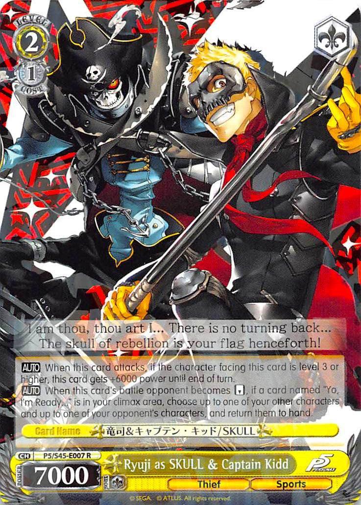 Ryuji as SKULL & Captain Kidd (P5/S45-E007 R) [Persona 5] - POKÉ JEUX