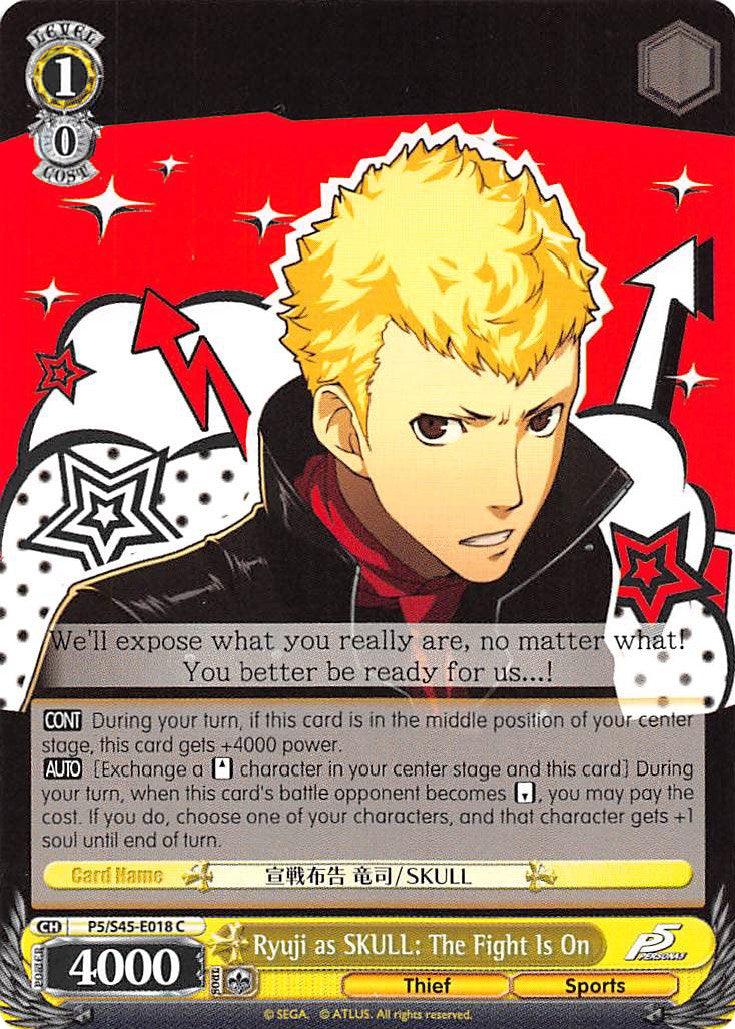 Ryuji as SKULL: The Fight Is On (P5/S45-E018 C) [Persona 5] - POKÉ JEUX