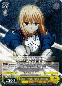 Saber - "Magic Power Unleashed" (FZ/S17-E007 R) [Fate/Zero] - POKÉ JEUX