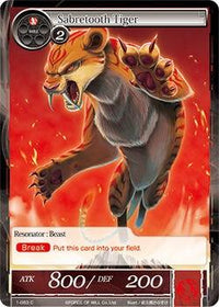 Sabretooth Tiger (1-063) [The Dawn of Valhalla] - POKÉ JEUX