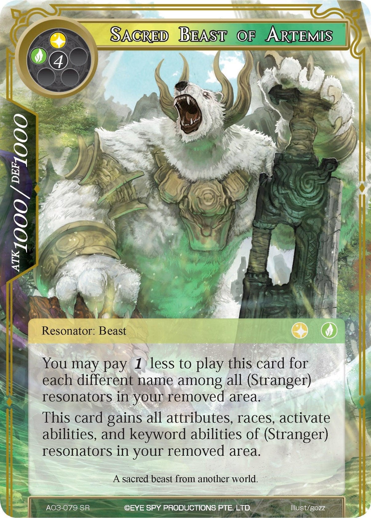 Sacred Beast of Artemis (AO3-079) [Alice Origin III] - POKÉ JEUX