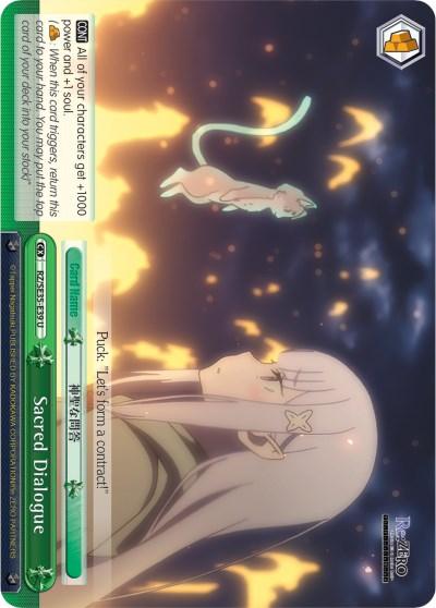 Sacred Dialogue (RZ/SE35-E39 U) [Re:ZERO: The Frozen Bond] - POKÉ JEUX