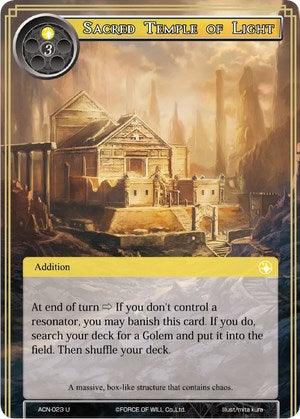 Sacred Temple of Light (ACN-023) [Ancient Nights] - POKÉ JEUX