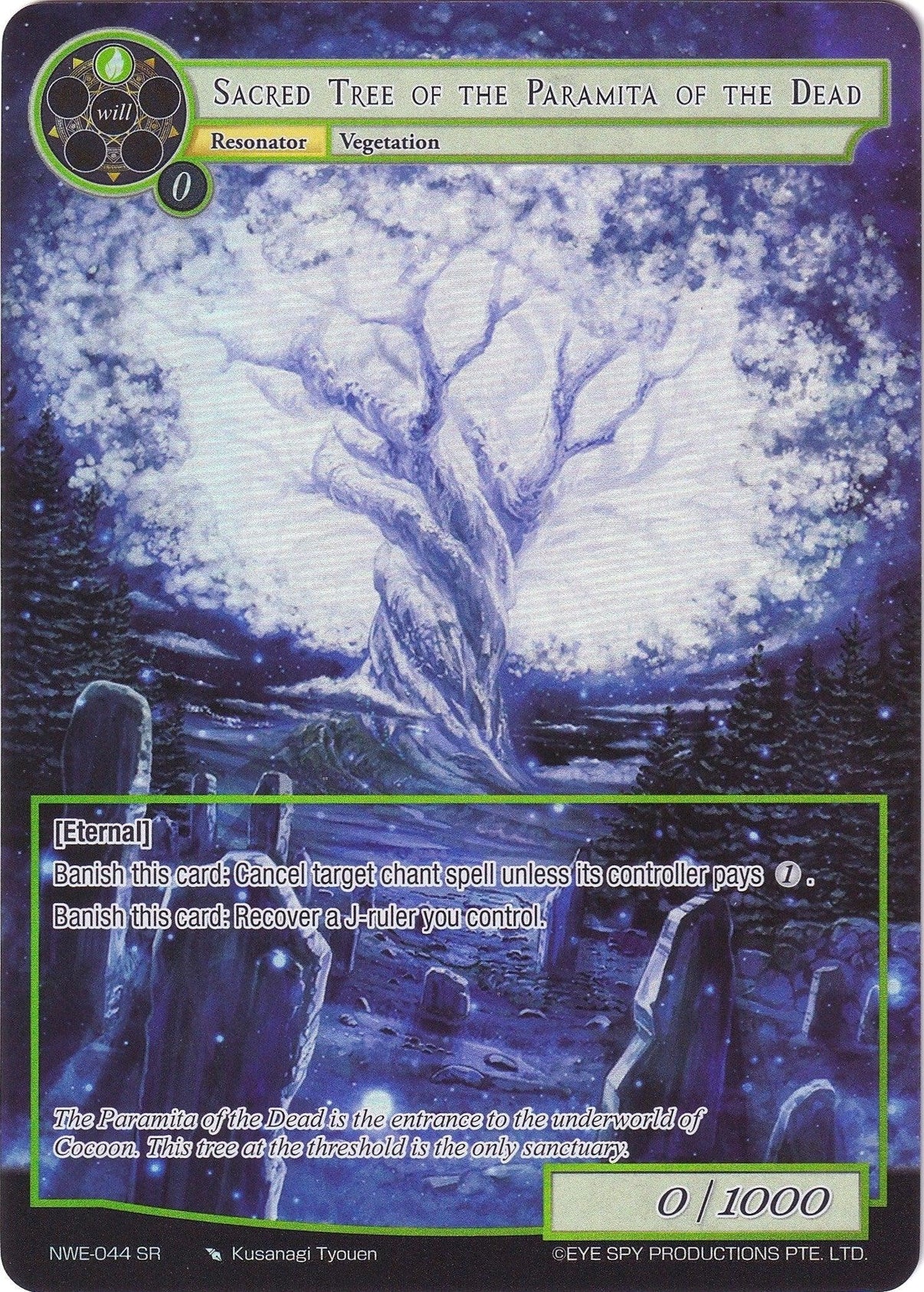 Sacred Tree of the Paramita of the Dead (Full Art) (NWE-044 SR) [A New World Emerges] - POKÉ JEUX