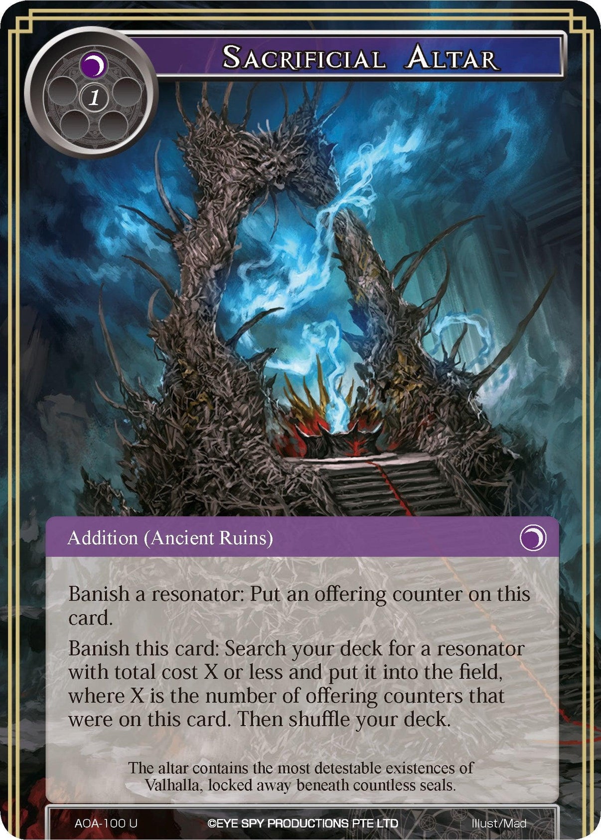 Sacrificial Altar (AOA-100) [Awakening of the Ancients] - POKÉ JEUX
