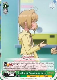 Sakura: Aquarium Date (CCS/WX01-040 U) [Cardcaptor Sakura: Clear Card] - POKÉ JEUX