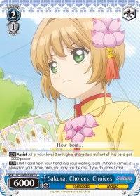 Sakura: Choices, Choices (CCS/WX01-083 R) [Cardcaptor Sakura: Clear Card] - POKÉ JEUX