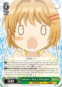 Sakura: Not a Polyglot (CCS/WX01-044 C) [Cardcaptor Sakura: Clear Card] - POKÉ JEUX