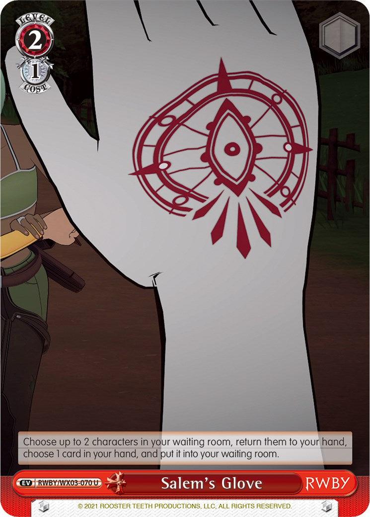 Salem's Glove (RWBY/WX03-070 U) [RWBY] - POKÉ JEUX