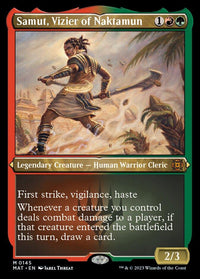 Samut, Vizier of Naktamun (Foil Etched) [March of the Machine: The Aftermath] - POKÉ JEUX