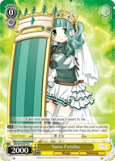 Sana Futaba (MR/W59-E019 C) [Magia Record: Puella Magi Madoka Magica [Side Story] (Mobile)] - POKÉ JEUX