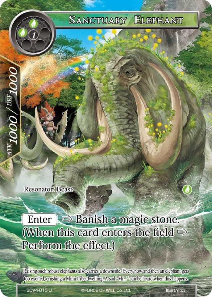 Sanctuary Elephant (SDV4-015) [Starter Deck: Valhalla Cluster] - POKÉ JEUX
