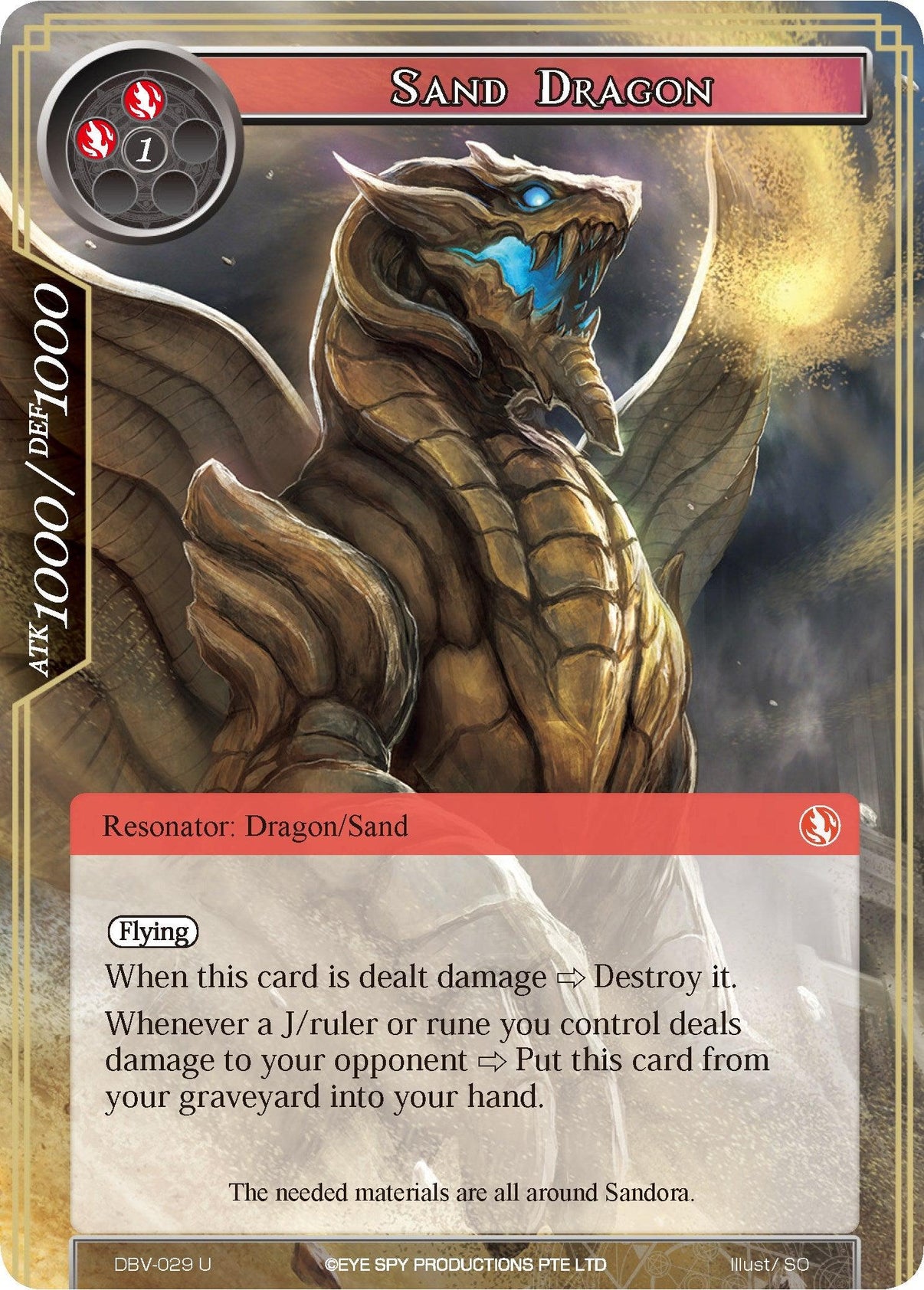 Sand Dragon (DBV-029) [The Decisive Battle of Valhalla] - POKÉ JEUX