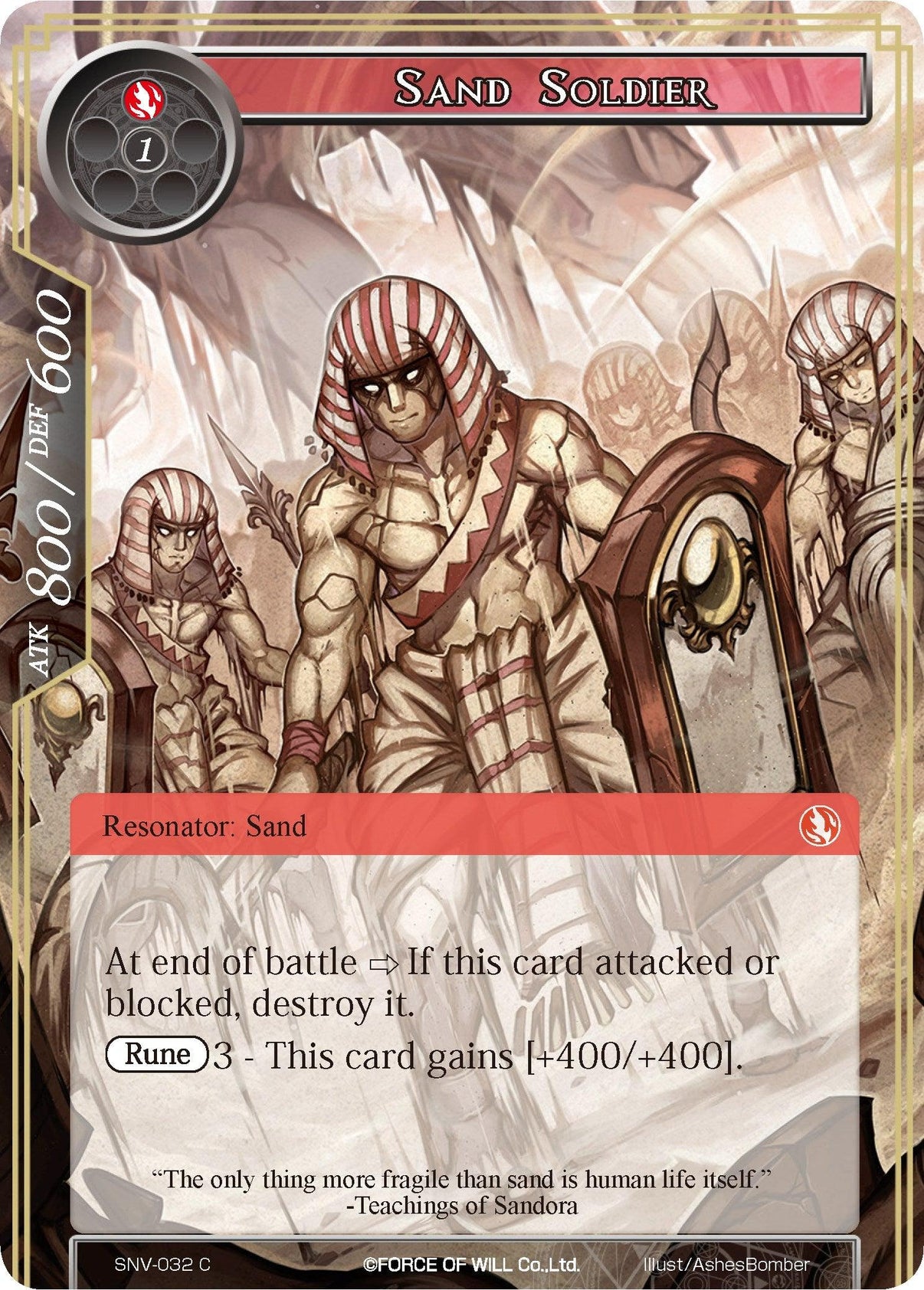 Sand Soldier (SNV-032) [The Strangers of New Valhalla] - POKÉ JEUX