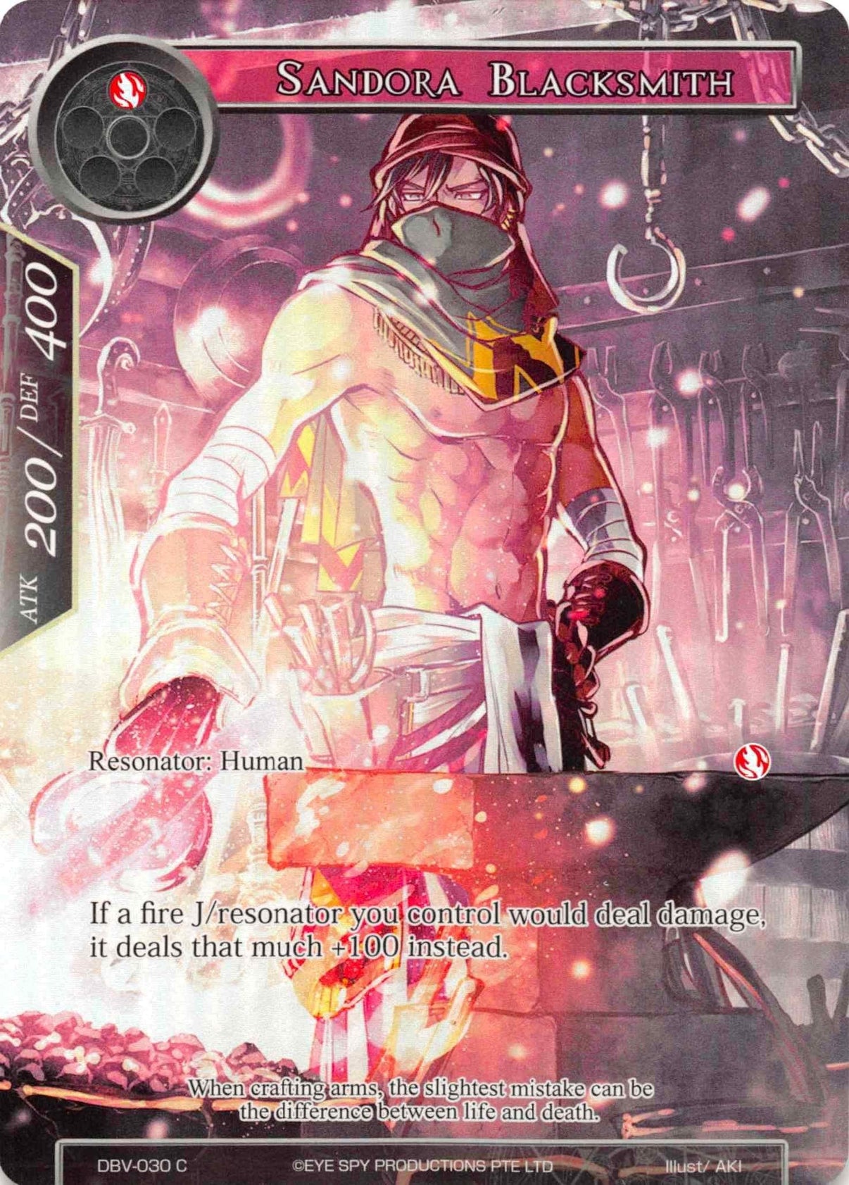 Sandora Blacksmith (Full Art) (DBV-030) [The Decisive Battle of Valhalla] - POKÉ JEUX