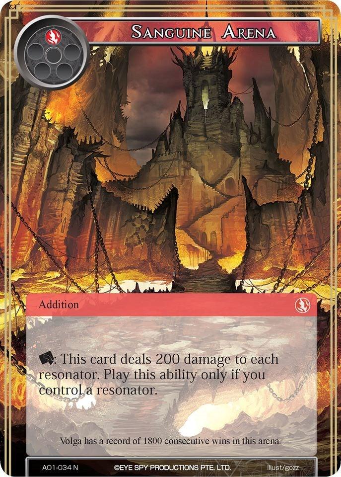 Sanguine Arena (AO1-034) [Alice Origin] - POKÉ JEUX