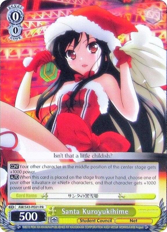 Santa Kuroyukihime (AW/S43-PE01 PR) (Promo) [Accel World -Infinite Burst-] - POKÉ JEUX