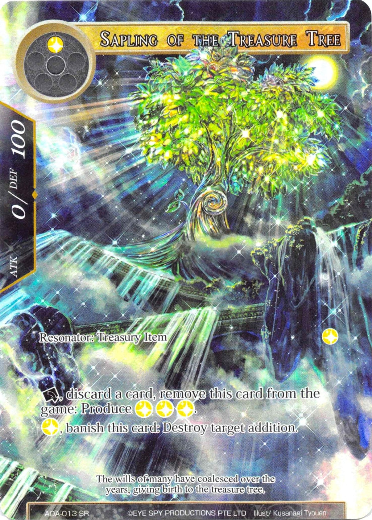 Sapling of the Treasure Tree (Full Art) (AOA-013) [Awakening of the Ancients] - POKÉ JEUX