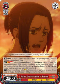 Sasha: Conversation at Sunset [Attack On Titan: Final Season] - POKÉ JEUX