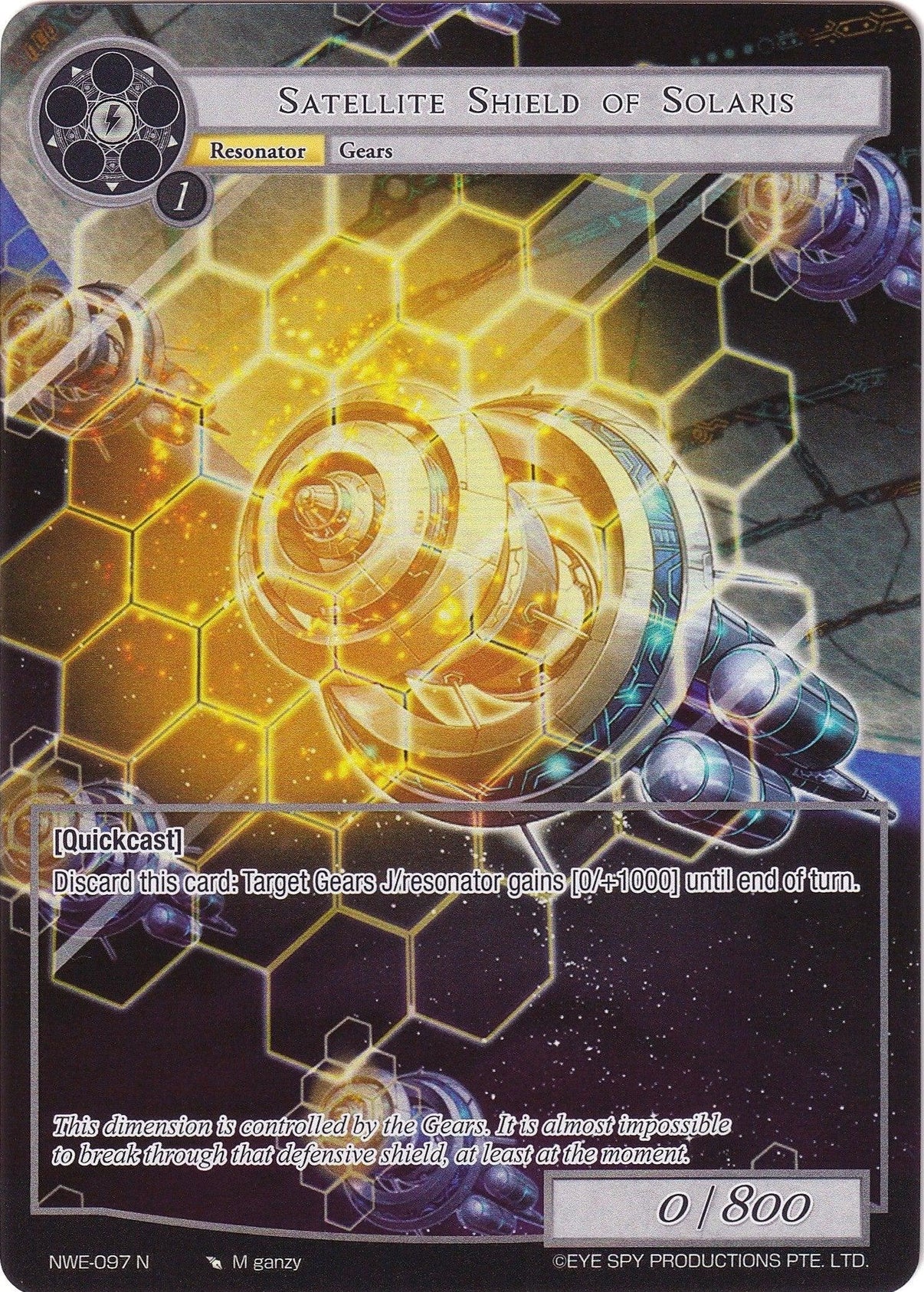 Satellite Shield of Solaris (Full Art) (NWE-097 N) [A New World Emerges] - POKÉ JEUX