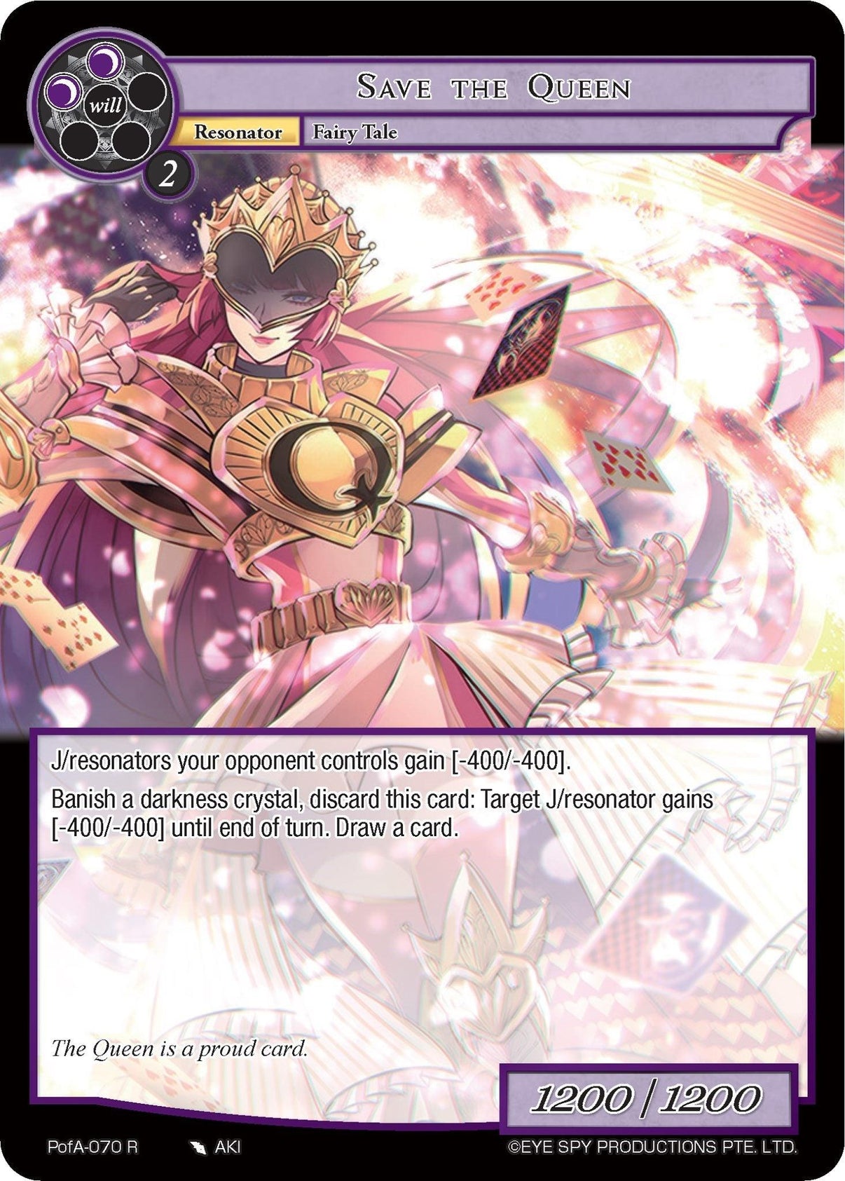 Save the Queen (PofA-070) [Alice Origin IV: Prologue of Attoractia] - POKÉ JEUX