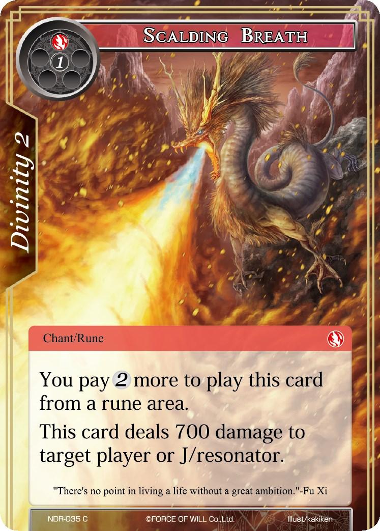 Scalding Breath (NDR-035) [New Dawn Rises] - POKÉ JEUX