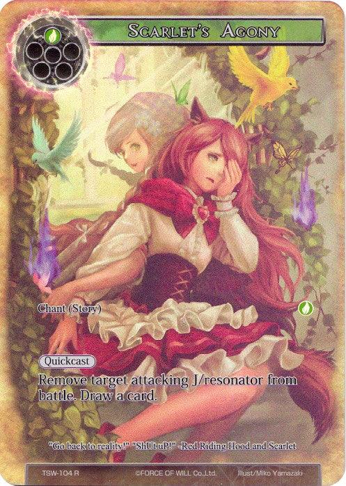 Scarlet's Agony (Full Art) (TSW-104) [The Time Spinning Witch] - POKÉ JEUX