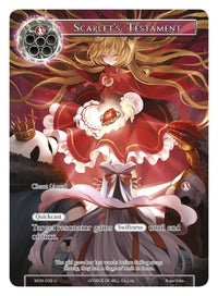 Scarlet's Testament (Full Art) (WOM-039) [Winds of the Ominous Moon] - POKÉ JEUX