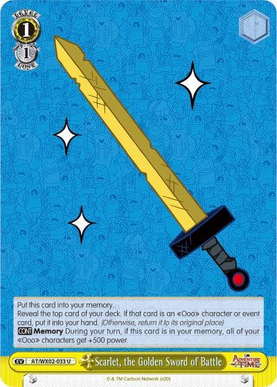 Scarlet, the Golden Sword of Battle (AT/WX02-033 U) [Adventure Time] - POKÉ JEUX