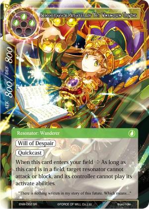 Scheherazade, Speaker of Yet Unknown Truths (ENW-062) [Echoes of the New World] - POKÉ JEUX