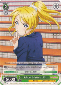 School Matters, Eli (LL/EN-W02-E044 C) [Love Live! DX Vol.2] - POKÉ JEUX