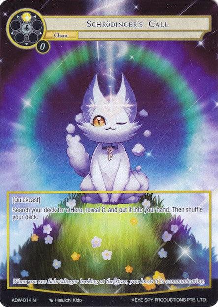 Schrodinger's Call (Full Art) (ADW-014) [Assault into the Demonic World] - POKÉ JEUX